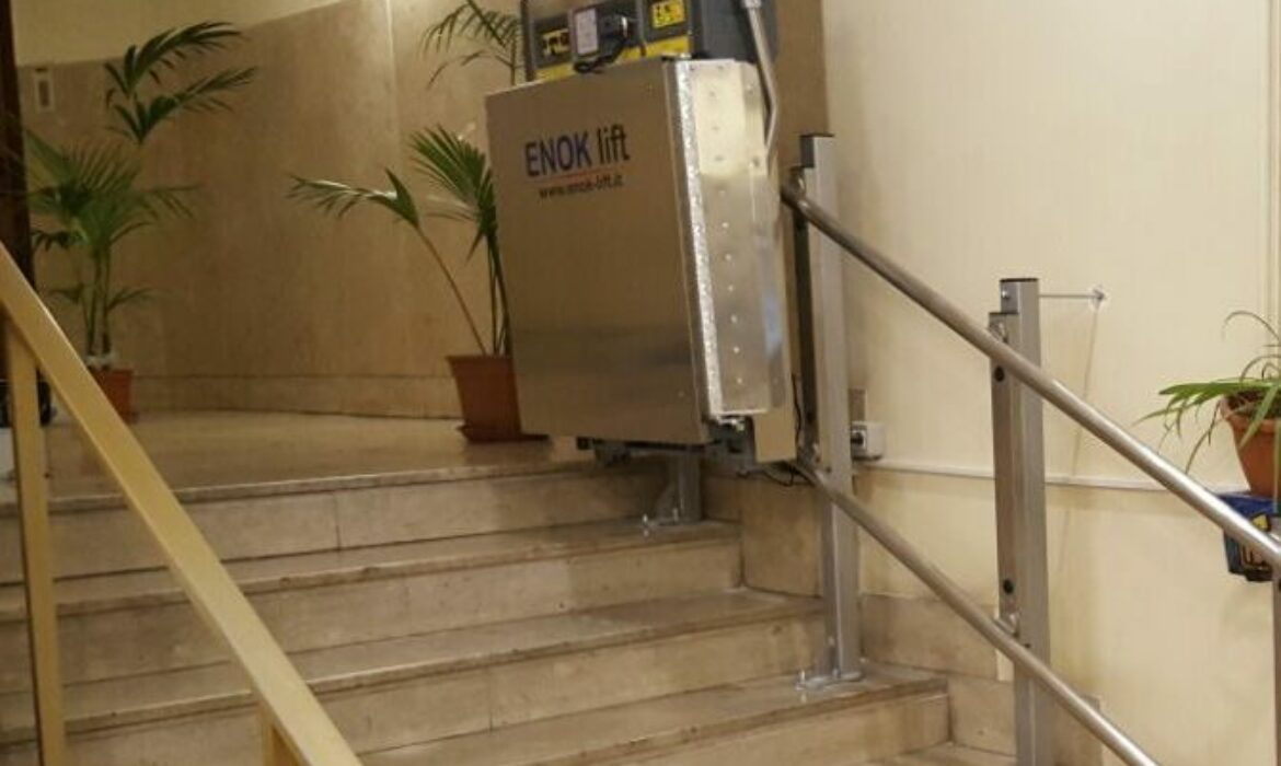 ENOK Straight Stairlift: Transforming Public Residences -Palermo